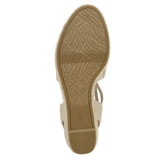 LifeStride Women's NIB Almond Milk Katrina 2 Espadrille Wedge Sandals Size 7.5M - Picture 15 of 16